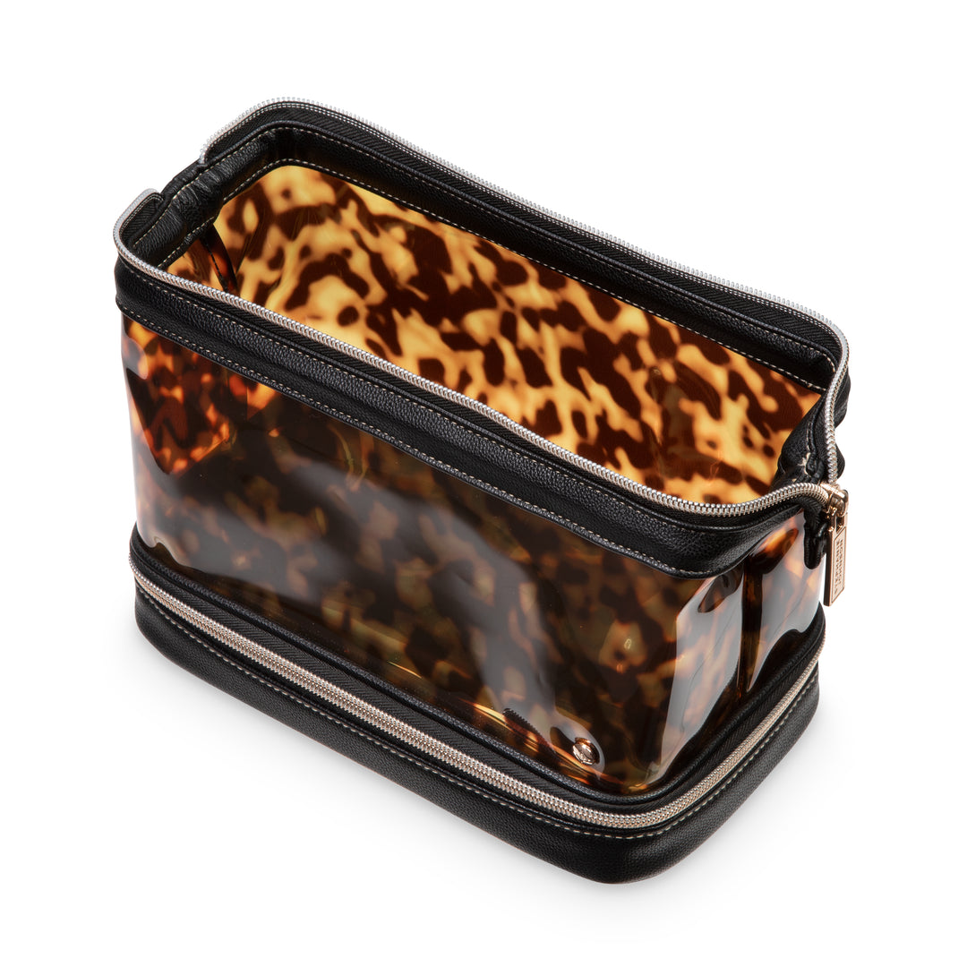 gold elephant print travel makeup bag Hannah Travel Organizer – Stephanie Johnson