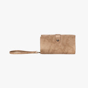 Havana Jane Wristlet Tech Wallet in Sand main view~~Color:Sand~~Description:Front