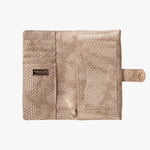 Load image into Gallery viewer, Havana Jane Wristlet Tech Wallet in Sand bottom view~~Color:Sand~~Description:Opened
